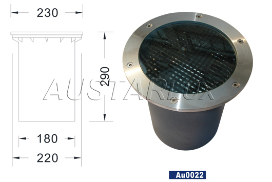 AU0022 Luminaire structure design details