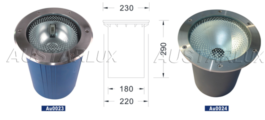 AU0023 AU0024 Luminaire Details
