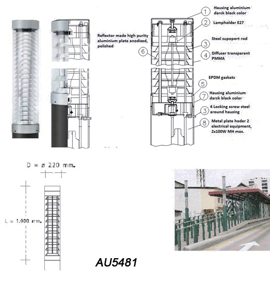 AU5481A Luminaire View 2