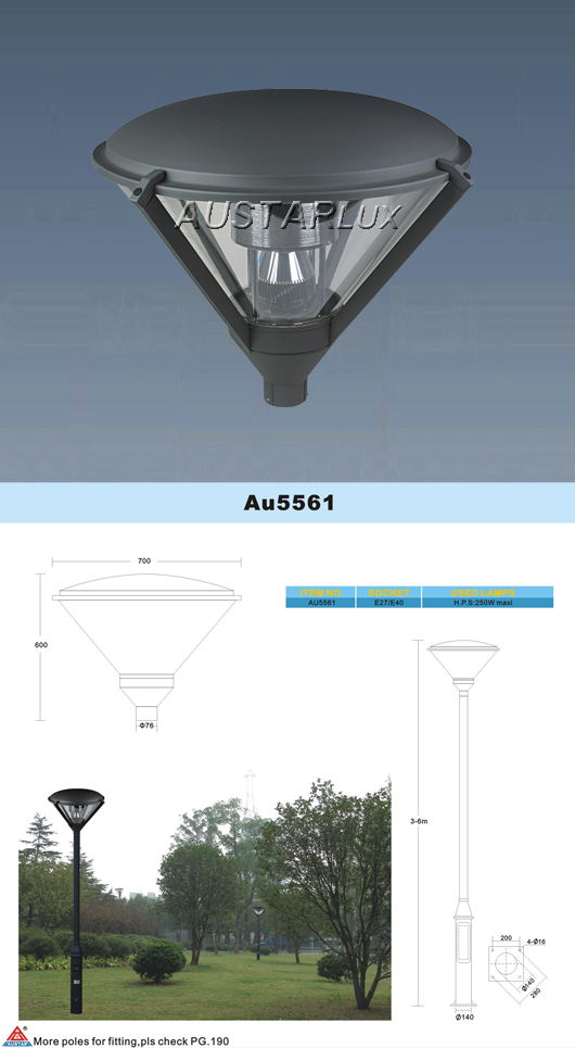 AU5561 Luminaire specifications and drawing