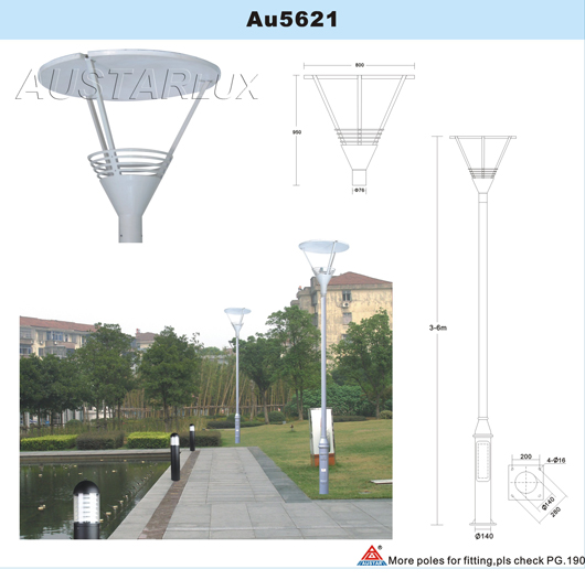 AU5621 Luminaire Dimensions and Specifications