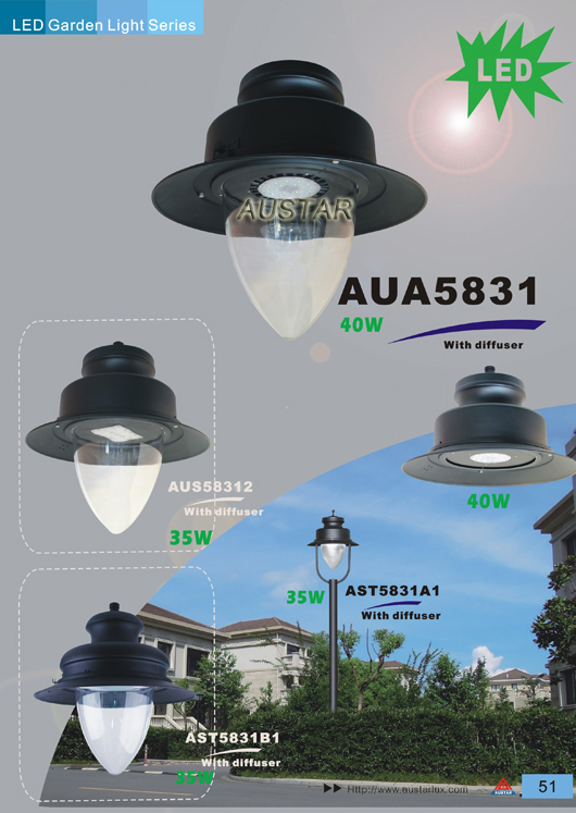 AST5831B LED Light Specifications and Dimensions