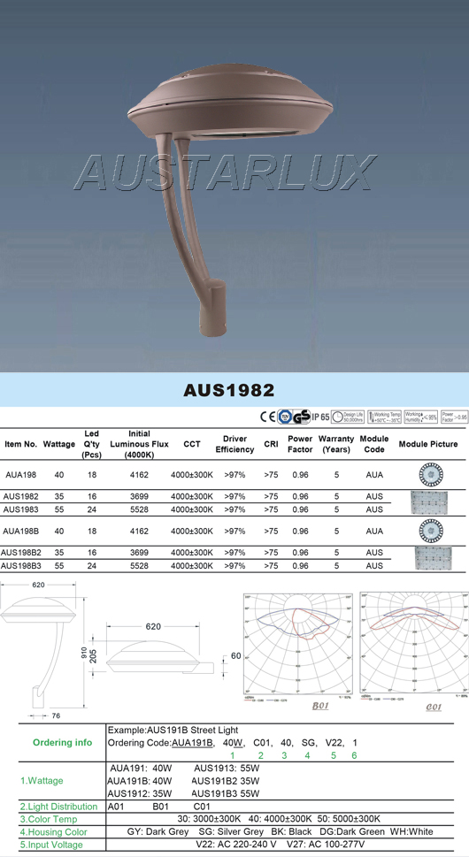 High Quality Lighting Product Display