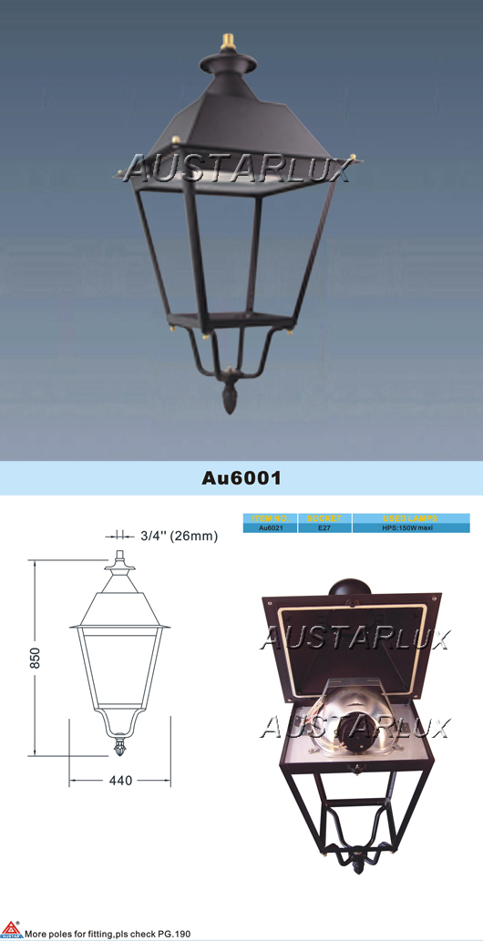 AU6001 Product Structure Sheet
