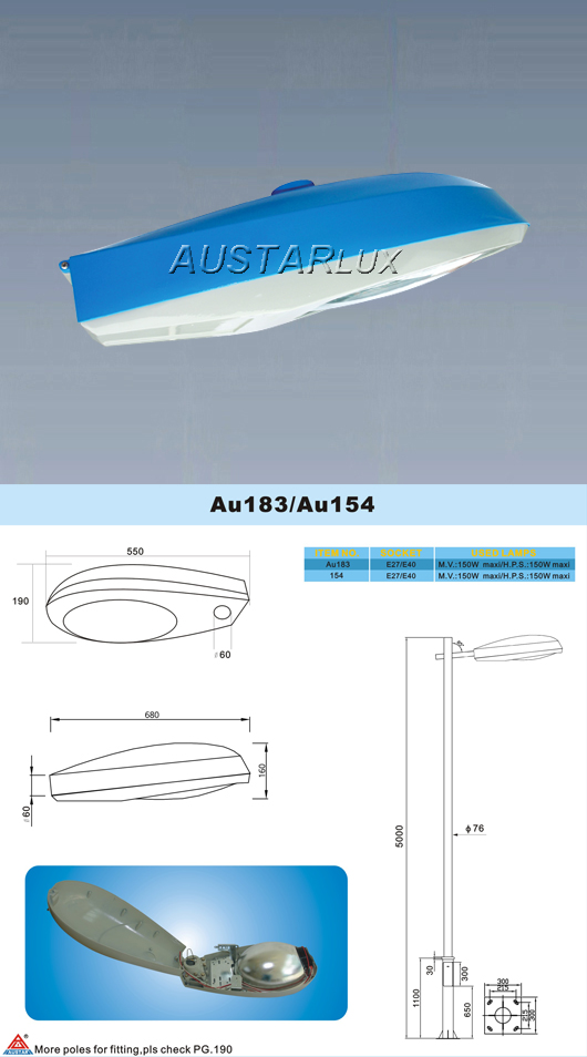 AU154 Luminaire details