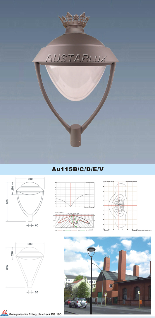 AU115C Luminaire Detailed Diagram