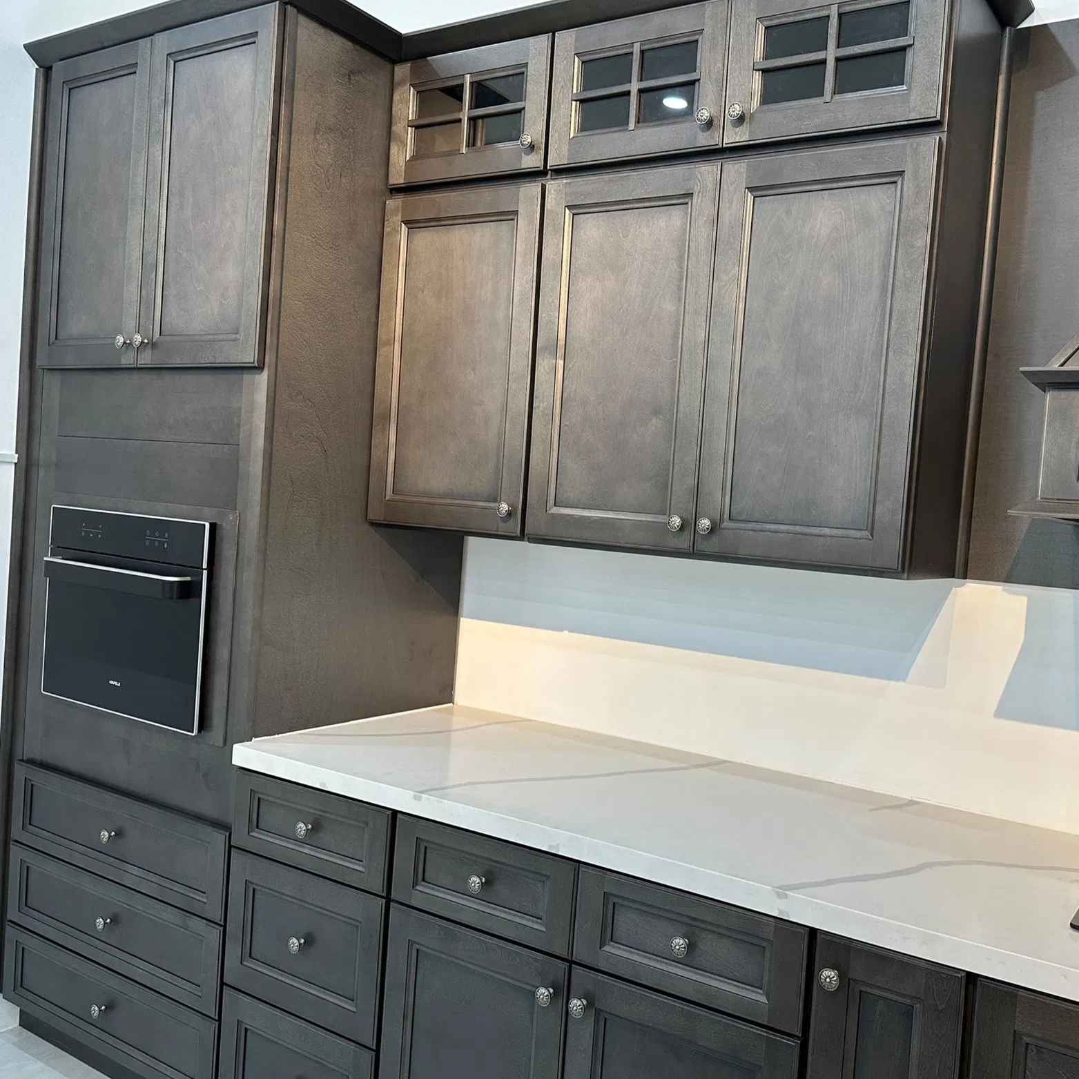 Soft Maple Wood Frame Kitchen Cabinet Shaker White Full Kitchen Units