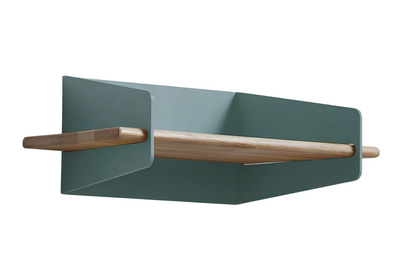 Contemporary Clear Acrylic Floating Wall Shelf