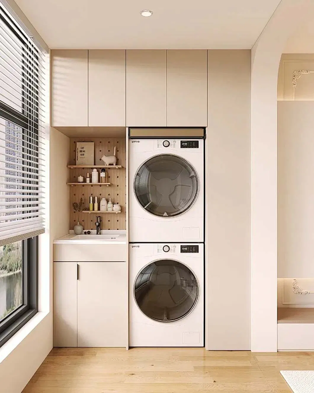 Laundry Room Sink Cabinet 6