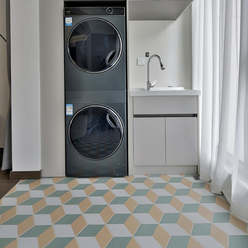 Modern Customize Multi-Use Glass Door Laundry Storage Cabinet for Kitchen in Wall Bathroom Hotel Washing Room Office