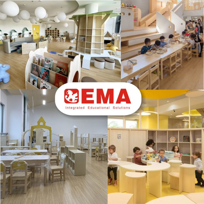 EMA Solid Modern Open Toy Storage Organizer for Toddlers with En71 Compliant