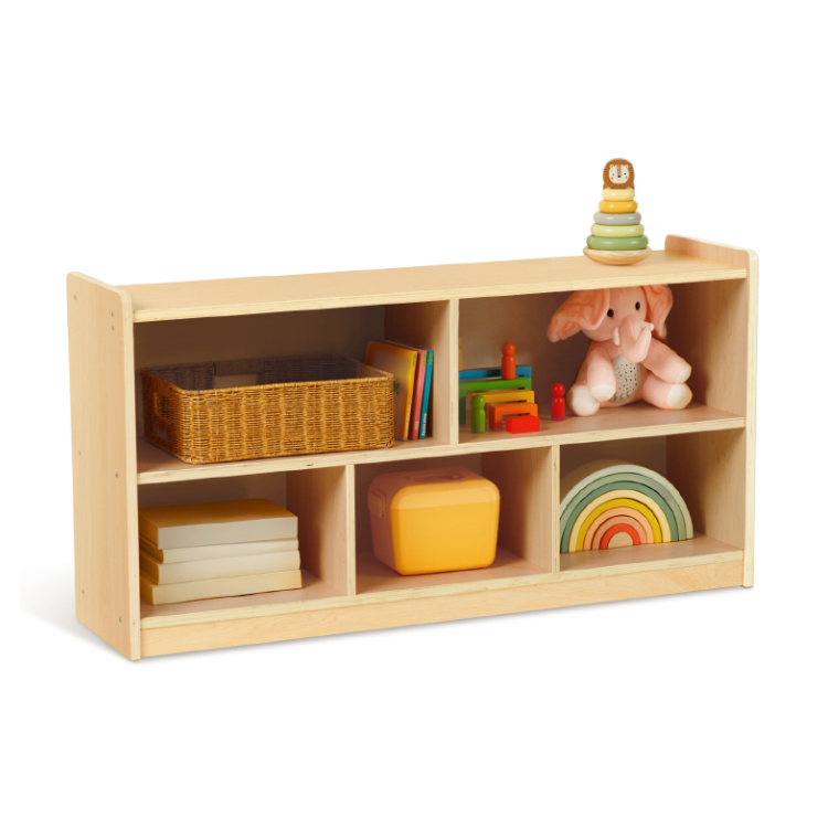 Wooden Toy Organizer for Montessori Kindergarten Storage Solution