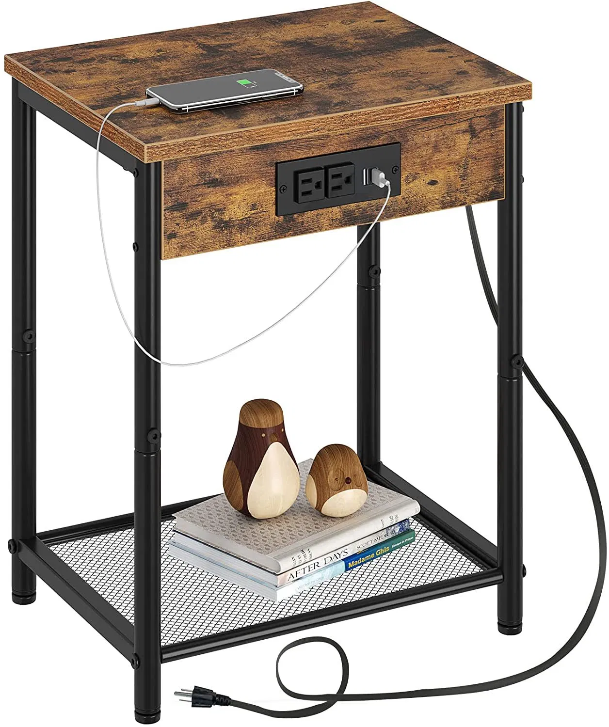 Modern Bedside Table Night Stand Metal Iron Customized Logo Living Room Furniture Coffee Table Small Side Table Small Shelf