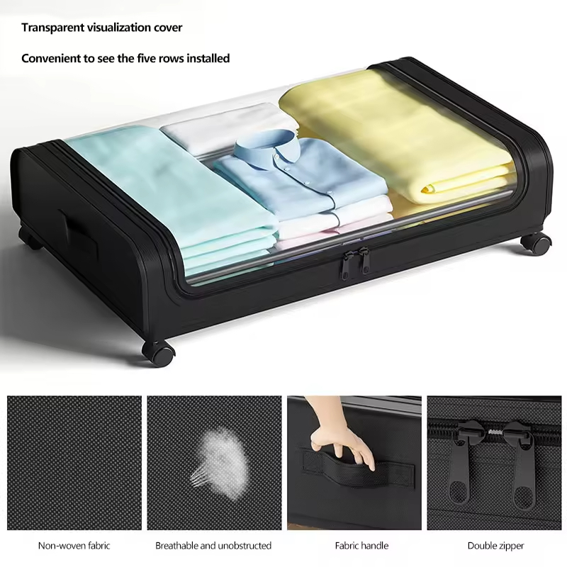 Under Bed Storage Box Large Clothes Toy Shoes Storage Under Bed Storage Organizer with Wheels