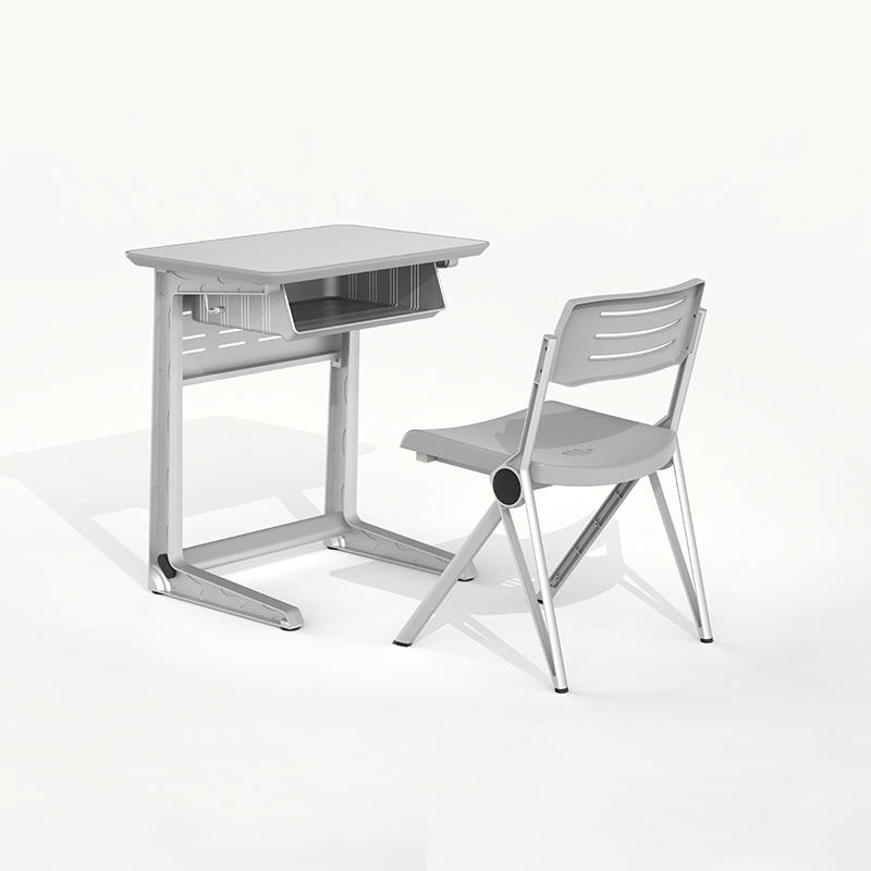 Quality Wood and Aluminum Alloy Student Desk Chair Set for Home Office