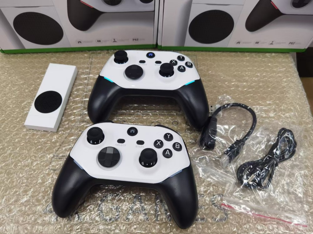 Best Seller M88 TV Game Stick Portable Console Preinstalled 30000+Classic Games Support PS2 Games 128g 4K 2 Controller