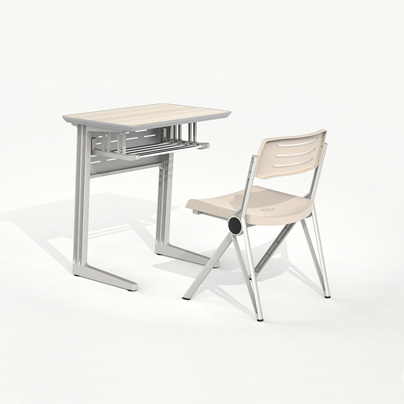 Quality Wood and Aluminum Alloy Student Desk Chair Set for Home Office