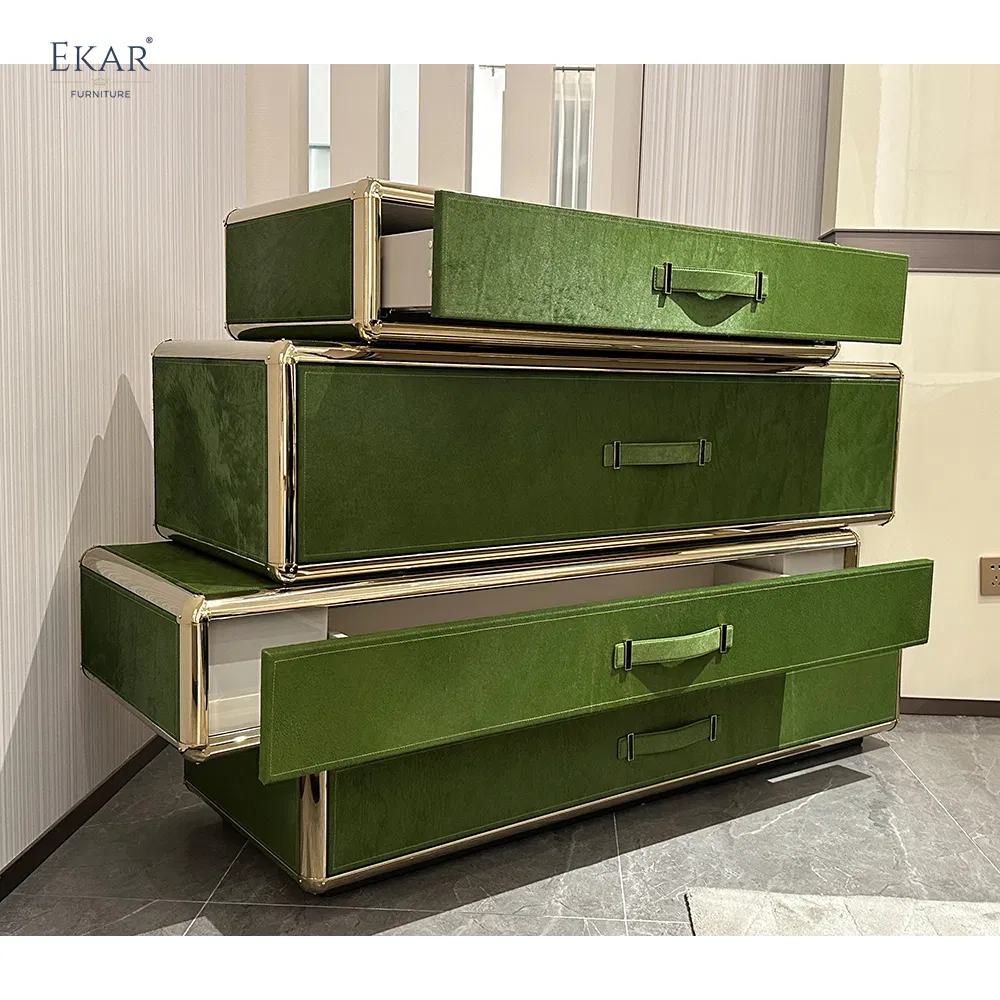 Green Drawer Console Detail