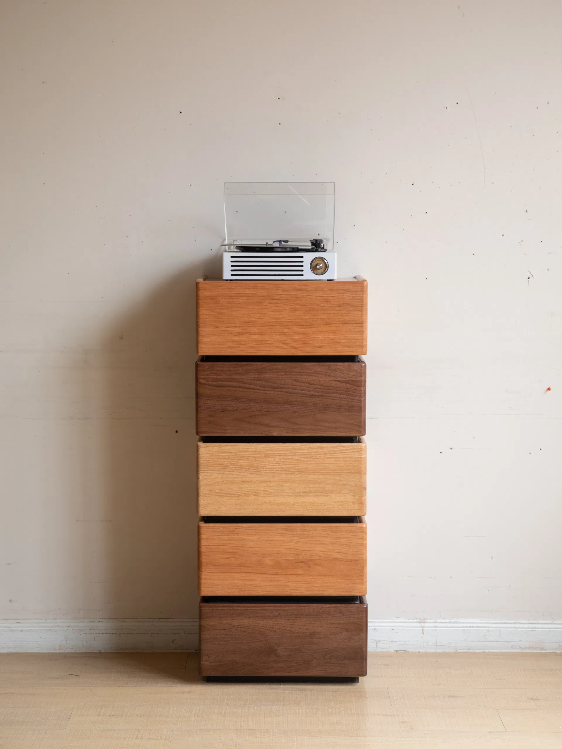 Solid Wood Nightstand 2