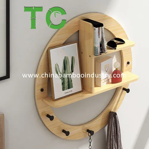 Bamboo Wall Shelf 6
