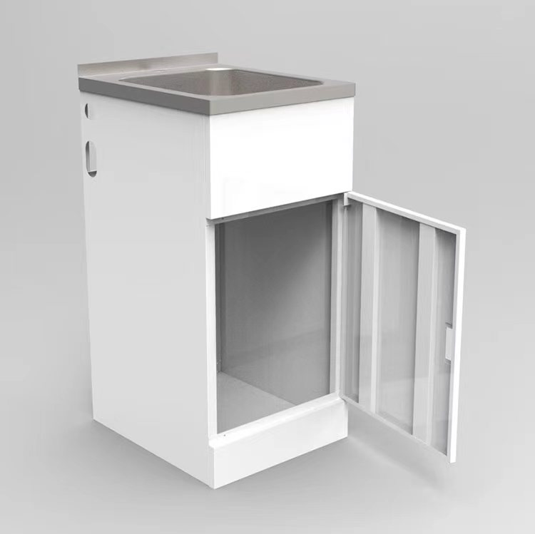 Laundry Room Cabinets for Stacked Washer Dryer Corner Hamper Cabinet Stacked Washer and Dryer Cabinet