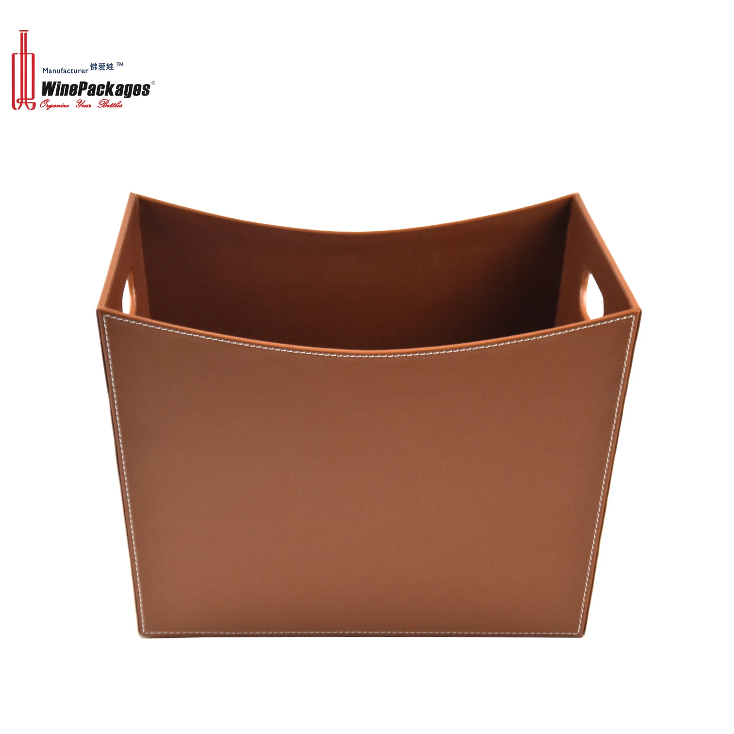 High- End Leather Storage Basket Wholesale Large Capacity Multipurpose Kids Toy Home Organizer