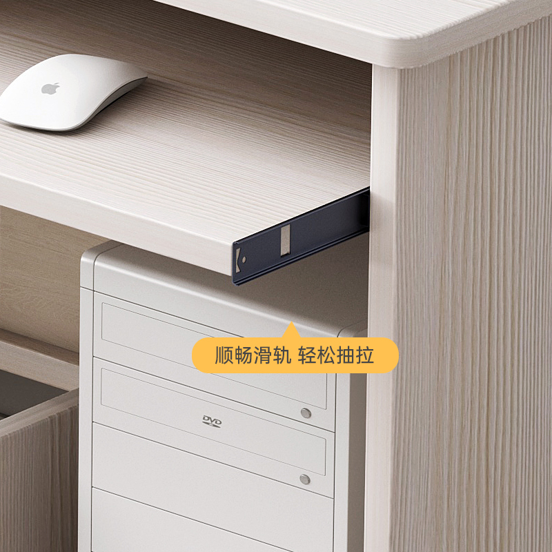 Home Office Desk Modern Student Study Table Bookshelf Integrated Writing Desk