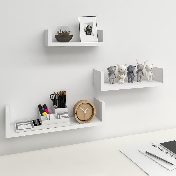 Wholesale Modern Floating Metal Wooden Book Cat Wall Mounted Display Racks Shelf Brackets Hanging Storage Furniture Home Decor Bedroom Bathroom Living Room