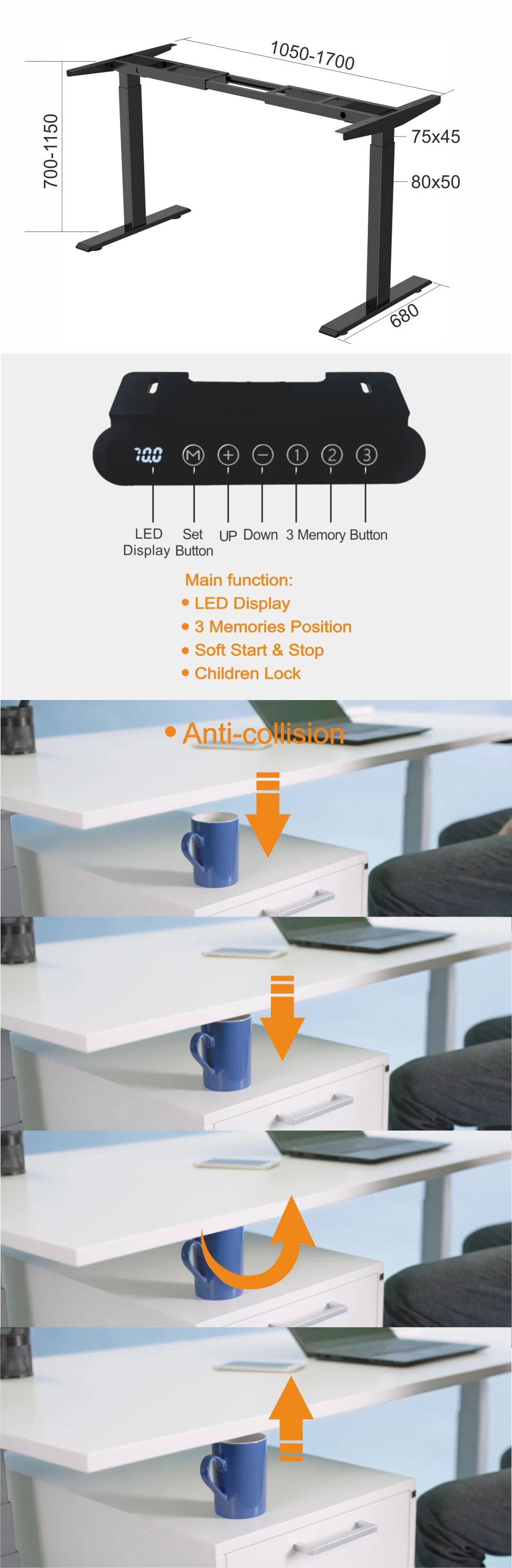 Detailed Desk Features