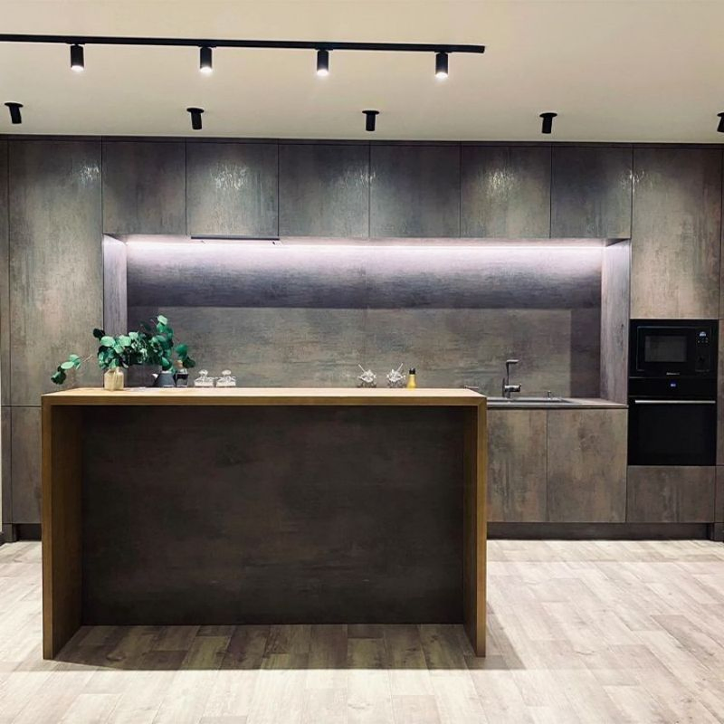 European Style Ready Assemble Kitchen Cabinets Island Modern Design Kitchen Unit