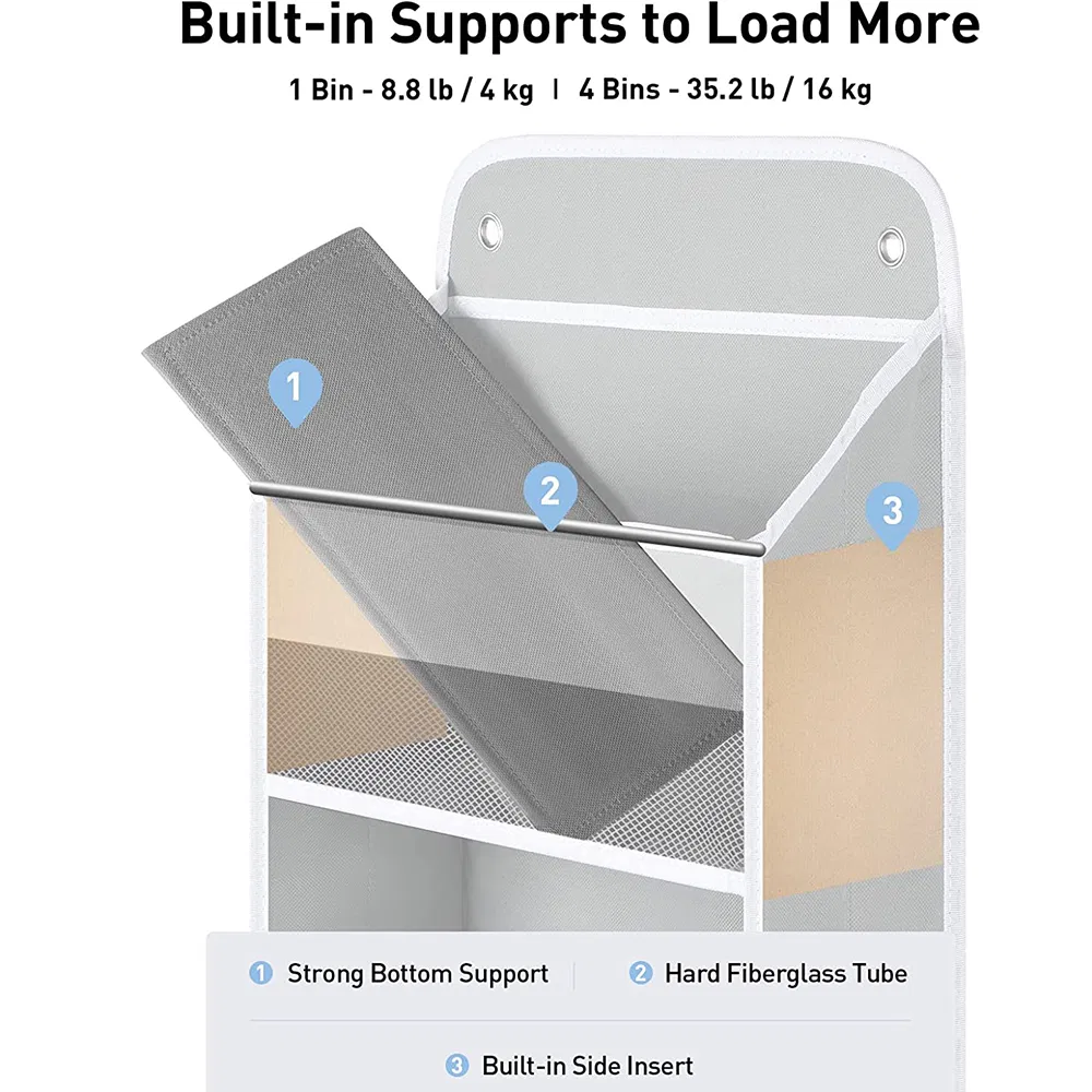 Wholesale Swing-Proof Hanging Over The Door Toy Stuffed Animal Storage Organizers