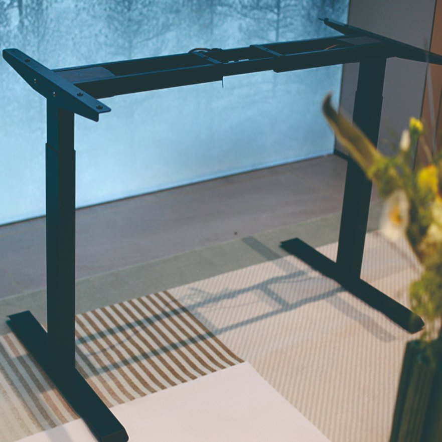 Ws-Ss2bj-1 Modern Design Dual Motor Ergo Smart Electric Height Adjustable Standing Desk Frame for Home Office Furniture