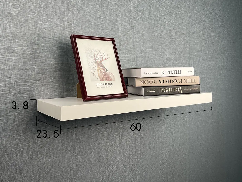 Wall Mounted Floating Shelves with LED Light