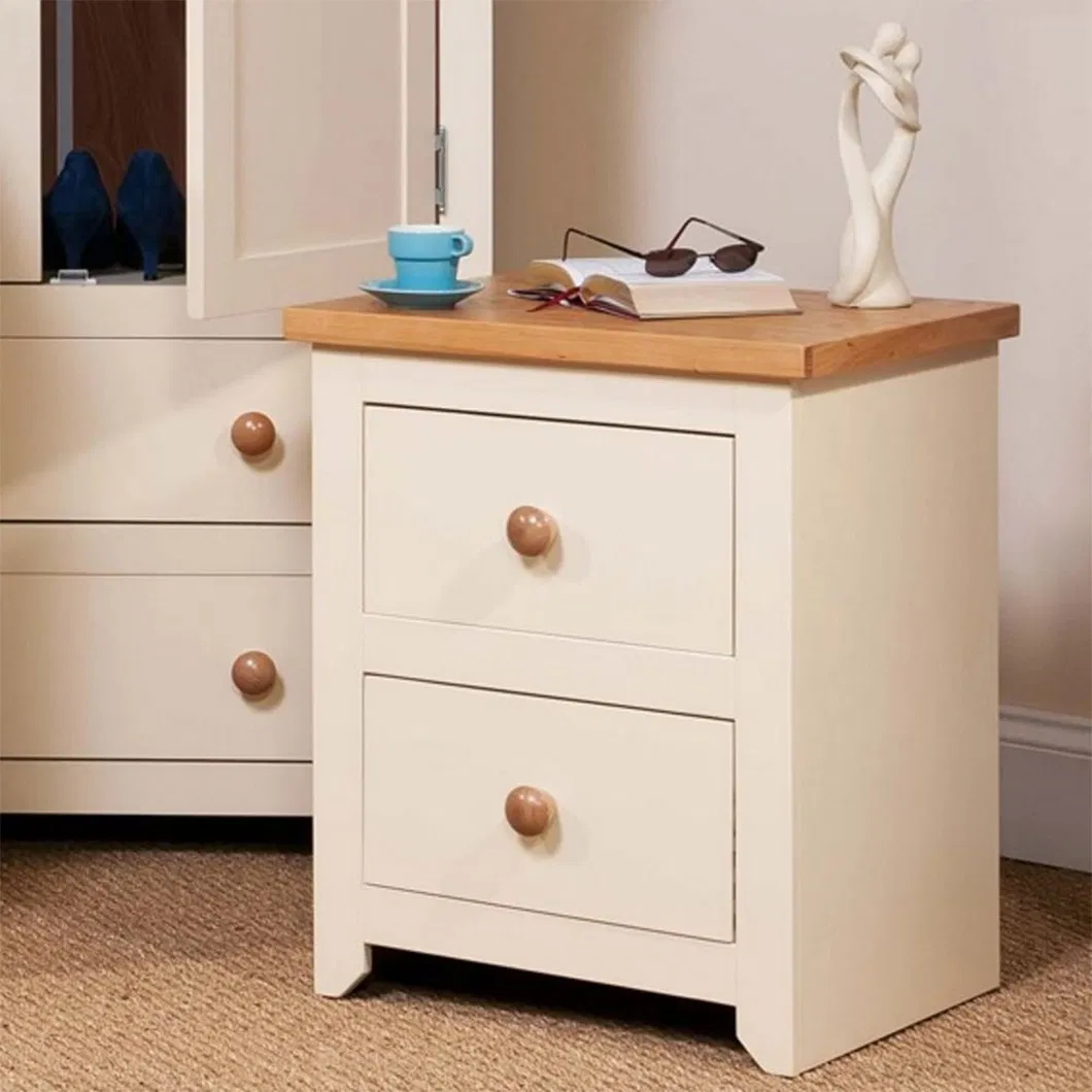 Hospital MDF Living Room 3 Drawers Solid Wood Cabinet Modern Nightstands High Bedside Table
