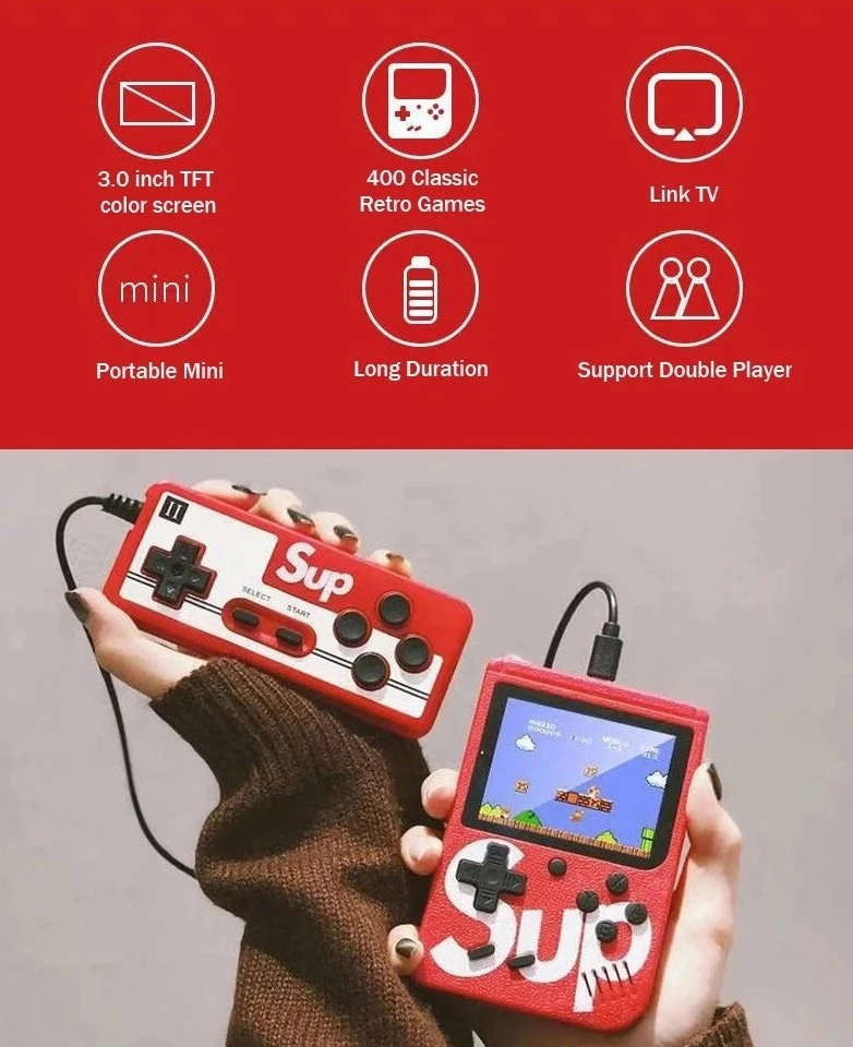 Drop Shipping 400-in-One Sup Manufacturer TV Handheld Hand Held Game Consoles