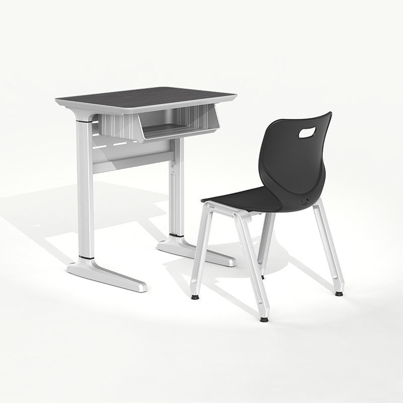 Quality Wood and Aluminum Alloy Student Desk Chair Set for Home Office