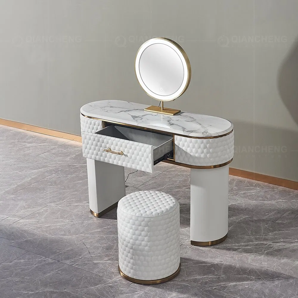 Bedroom Furniture Modern Marble Makeup Dressing Table