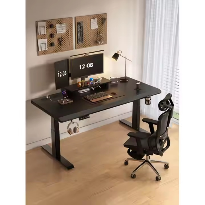 Electric Standing Height Adjustable Stand up Controller Ergonomic Computer Desk for Home Office