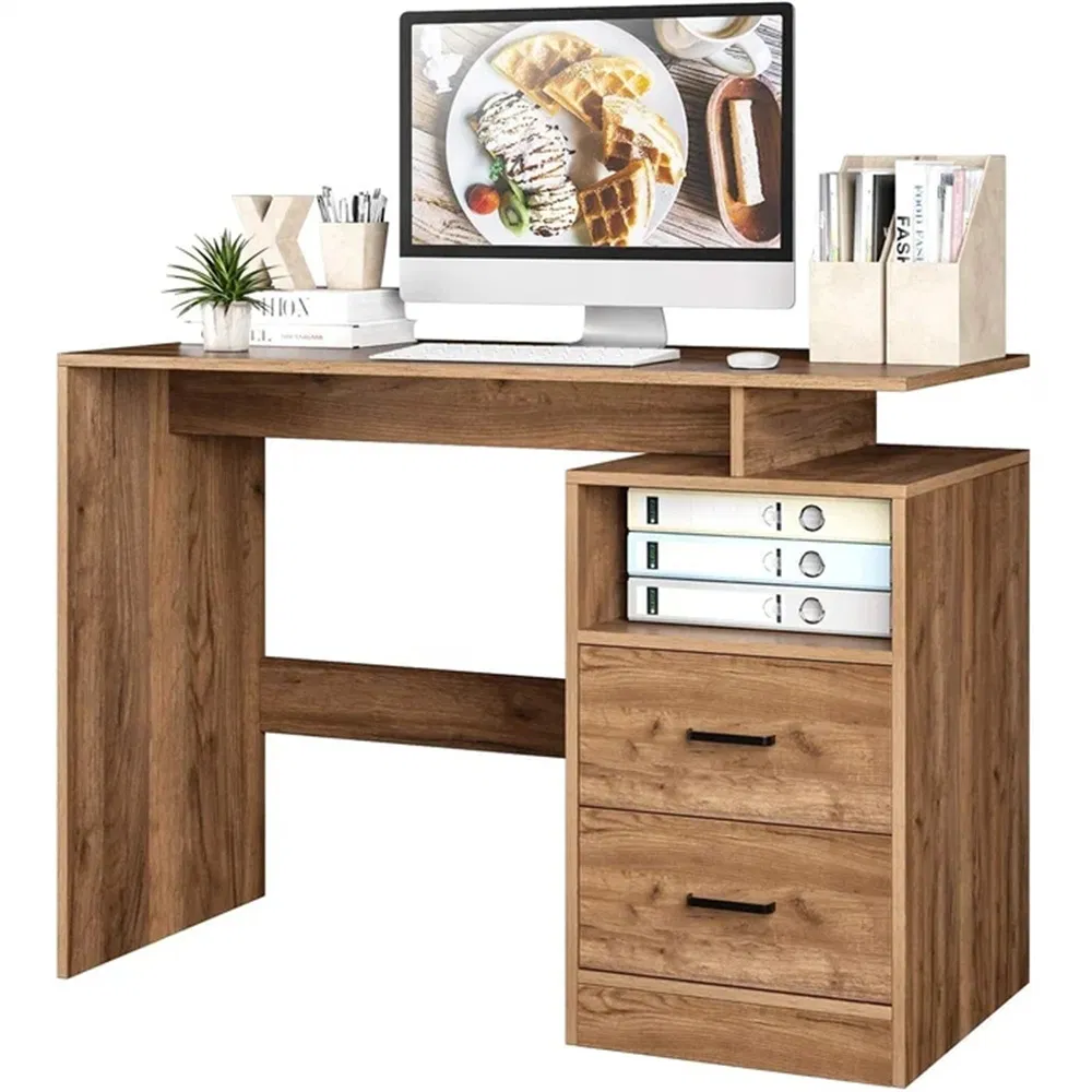 Home Simple Design Office Bedroom Wooden Furniture Study Writing Gaming Table Adjustable Computer Desk