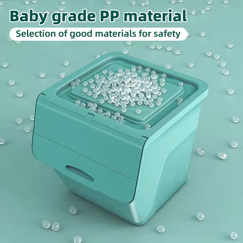 Large Capacity Toy Storage Box Bins Plastic Snacks Clothes Storage Organizer