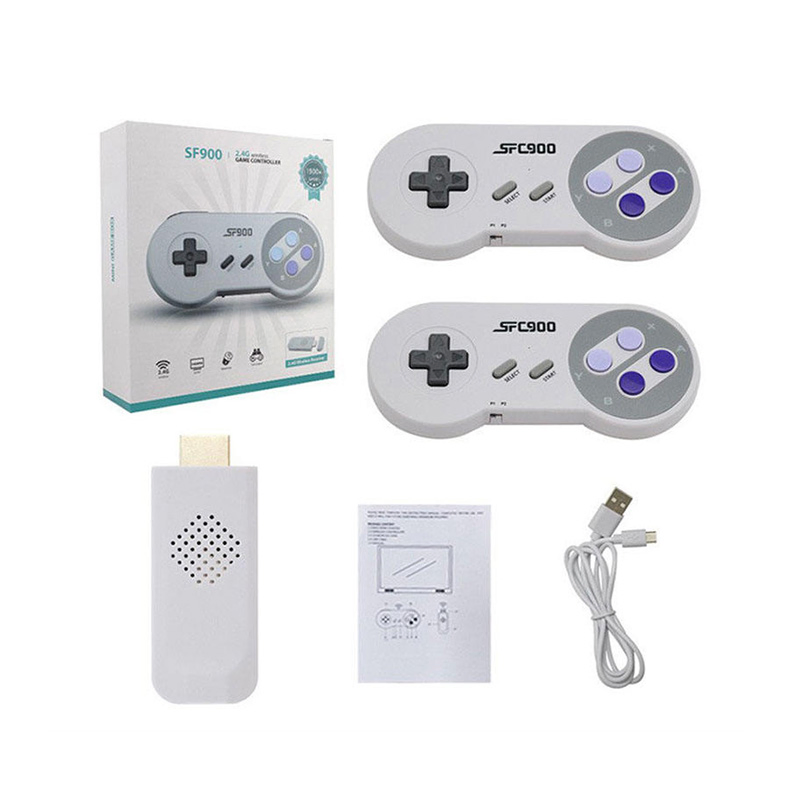 Sf900 Retro TV HD Video Game Console Wireless Controller Handheld Game Console
