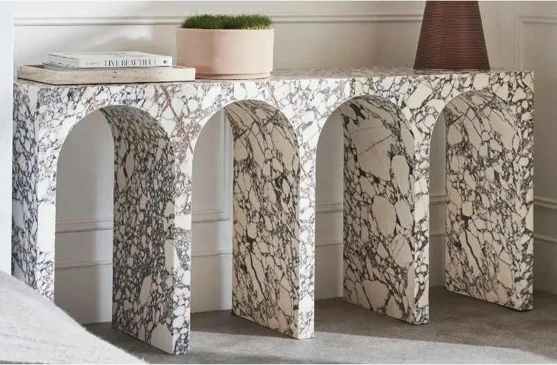 Italian Marble Entryway Table