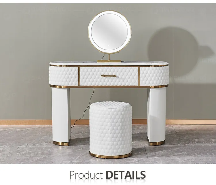 Modern Marble Makeup Dressing Table