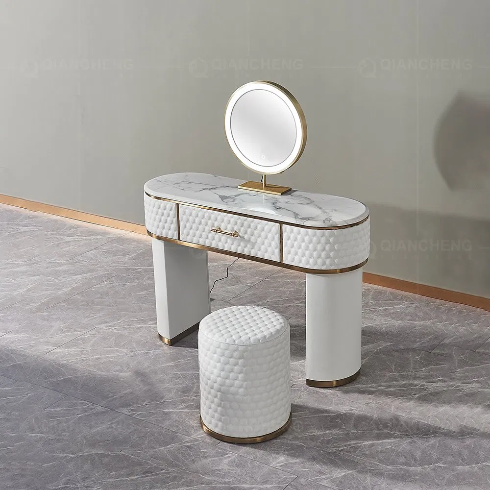 Bedroom Furniture Modern Marble Makeup Dressing Table