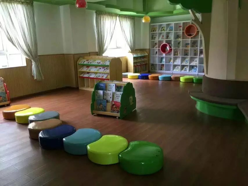 Kids Cartoon Bookcase Bookshelf, School Library Book Rack, Playroom Furniture, Children Storage Book Shelf