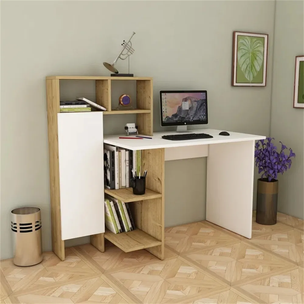 Cheap Price Modern Wooden Bedroom Office Table Home Flat Pack Furniture Student Writing Computer Desk