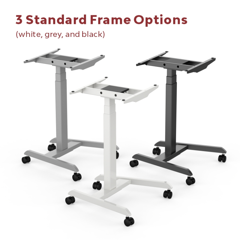 Stable Load Bearing Capacity Adjustable One Motor Standing Desk for Home Offices