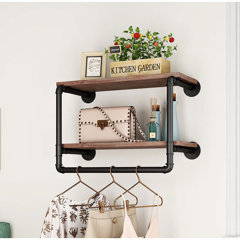 Rustic Wood Floating Wall Shelves for Home Dé Cor Mi30275