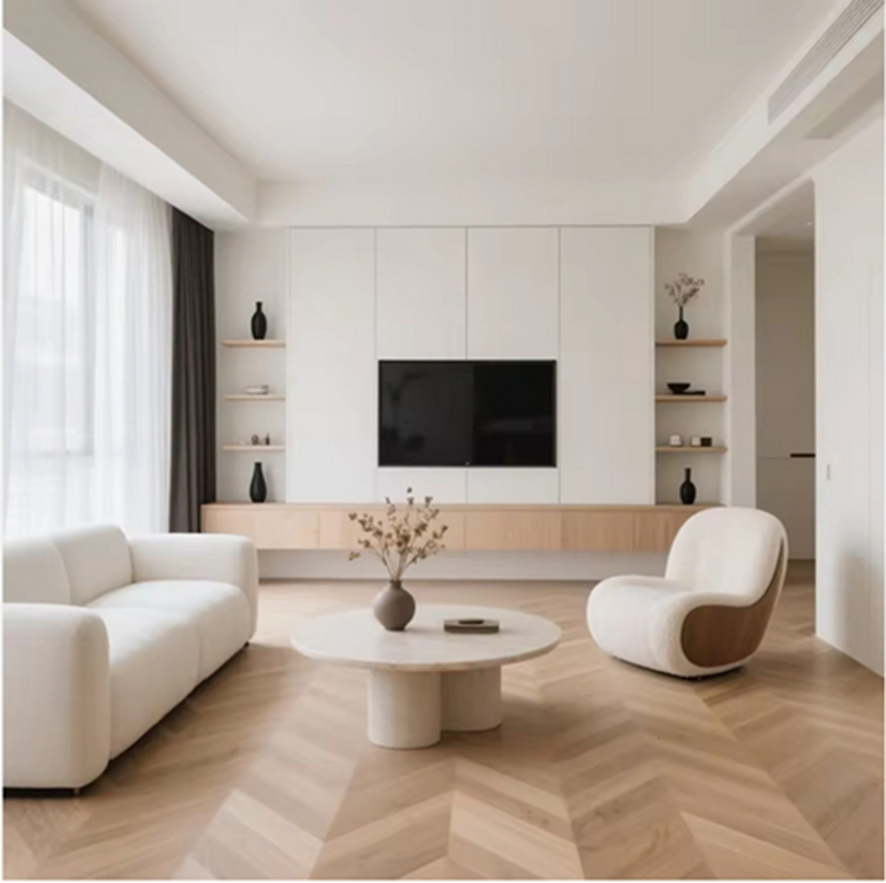 Modern Wooden TV Cabinet 2 Doors, Open Storage Shelves and 5 Support Legs, 152cm TV Unit Console Table for Living Room Bedroommodern Wooden TV Cabinet 2 Doors