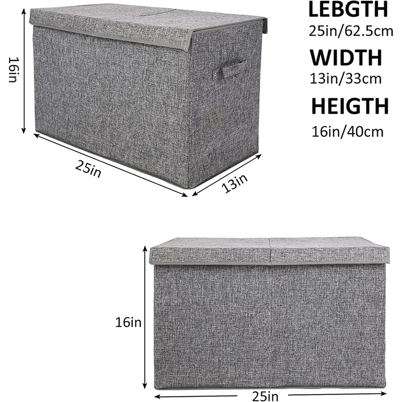 Multi-Compartment Toy Storage Organizer with Flip Lid for Home &amp; Playroom